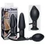 Анальный расширитель с вибрацией True Black Vibrating Anal Plug, черный - Фото №10