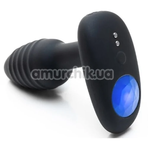 Інтерактивна анальна пробка з вібрацією OhMiBod Lumen, чорна