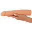 Насадка на пеніс Nature Skin Extension Sleeve  +7cm, тілесна - Фото №8