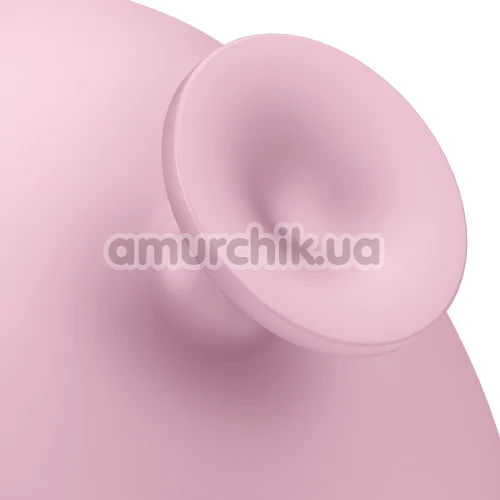 Щетка для тела Geske Body Brush 4 in 1 Suction Mount, светло-розовая