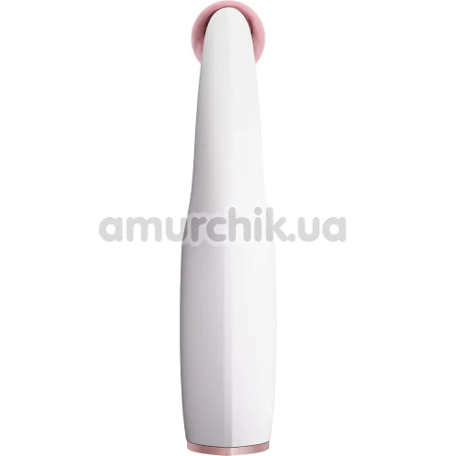 Роликовий масажер для обличчя Geske Rose Quartz Roller 5 in 1, кремовий