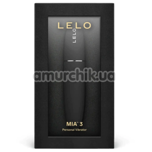 Вібратор Lelo Mia 3 Black (Лело Міа 3 Блек), чорний