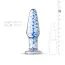 Анальна пробка Gildo Handmade Glass Buttplug No.23, блакитна - Фото №3