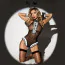 Костюм зайчика JSY Sexy Lingerie черный: боди + чулки + ушки + манжеты - Фото №3