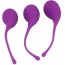 Набор вагинальных шариков Pleasure Balls & Eggs Kegel Exercise Set, фиолетовый - Фото №4