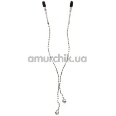 Зажимы для сосков Sportsheets Midnight Sincerely Nipple Clips, серебряные - Фото №1