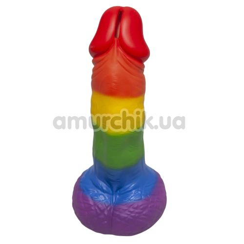 Скарбничка у вигляді пеніса Diverty Sex, райдужна