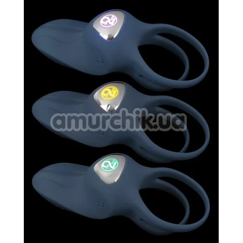 Виброкольцо Vibrating Double Ring, синее