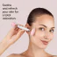 Роликовый массажер Geske Rose Quartz Face & Body Roller 5 in 1, белый - Фото №8