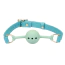 Кляп Liebe Seele Siren's Cove Lamb Leather Ball Gag With Velvet Lining, голубой - Фото №1