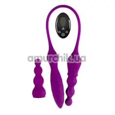 Двокінцевий вібратор Adrien Lastic Exploring Senses 2x, фіолетовий - Фото №1