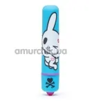 Кліторальний вібратор Tokidoki x Lovehoney Mini Vibe Honey Bunny, блакитний - Фото №1