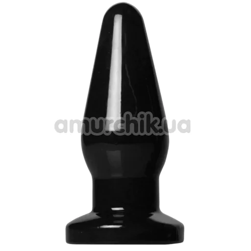 Анальная пробка Frisky Black Anal Plug Large, черная - Фото №1