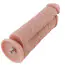 Подвійний фалоімітатор-насадка Hismith Two Cocks One Hole Silicone Dildo 8.5, тілесний - Фото №2