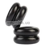 Ерекційне кільце GK Power Dual Chubby Support Ring, чорне - Фото №1