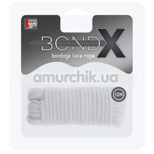 Веревка BondX Bondage Love Rope 10 м, белая