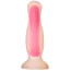 Анальна пробка Radiant Glow In The Dark Soft Silicone Plug Large, рожева - Фото №1