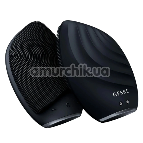 Ультразвуковая щетка для лица Geske Sonic Facial Brush 5 in 1, черная - Фото №1