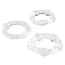 Набор из 3 эрекционных колец Boss Series Triple C-Ring Set с шариками, прозрачный - Фото №1