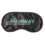 Маска на глаза Eye Mask Go Away, черно-зеленая - Фото №1