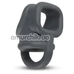 Эрекционное кольцо для члена Boners Liquid Silicone Ball Splitter, синее - Фото №1