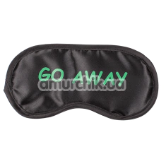 Маска на глаза Eye Mask Go Away, черно-зеленая - Фото №1