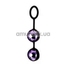 Вагінальні кульки A-Toys Pleasure Balls 764008, фіолетові - Фото №1