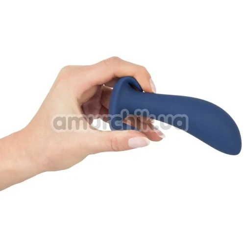 Вибростимулятор простаты Vibrating Butt Plug, синий