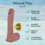 Фалоімітатор Natural Play Silicone Dildo D5, тілесний - Фото №13