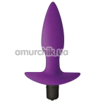 Анальная пробка с вибрацией Mai Attraction Pleasure Toys №55, фиолетовая - Фото №1