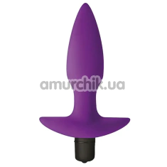 Анальна пробка з вібрацією Mai Attraction Pleasure Toys №55, фіолетова - Фото №1