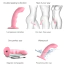 Вібратор з пульсацією Strap-On-Me Tapping Dildo Wave M, рожевий - Фото №4
