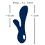 Вибратор Julie Lovetoys Mini Rabbit Vibrator, синий - Фото №9