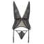 Комплект Passion Free Your Senses Mirajane Corset, чорний: корсет + трусики-стрінги - Фото №3