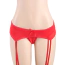 Комплект Star Night Garter Belt, червоний: пояс для панчіх + трусики - Фото №3