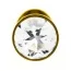 Анальна пробка з прозорим кристалом SWAROVSKI Anni Round T1, золота - Фото №2