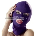 Маска Bad Kitty Naughty Toys Hood Eyes Mouth, фиолетовая - Фото №1
