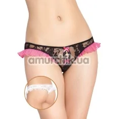 Трусики-стринги женские G-String черные (модель 2385) - Фото №1