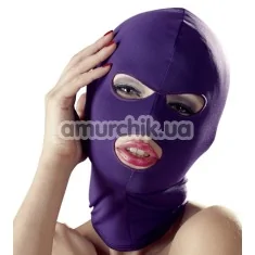 Маска Bad Kitty Naughty Toys Hood Eyes Mouth, фиолетовая - Фото №1