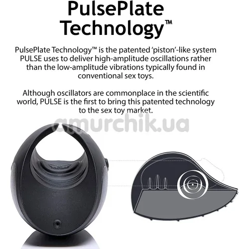 Інтерактивний мастурбатор Kiiroo Hot Octopuss Pulse Solo Interactive, чорний