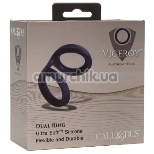 Ерекційне кільце для члена Viceroy Dual Ring, синє