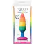 Анальна пробка Colours Pleasure Small Plug Pride Edition, мультикольорова - Фото №2