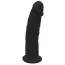 Фаллоимитатор Real Love Premium Silicone Dildo 6, черный - Фото №1
