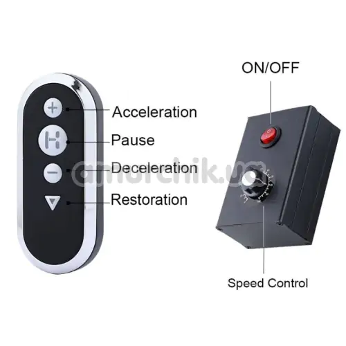 Секс-машина Hismith AK-01 APP Control, чорна