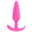 Анальна пробка Lovetoy Lure Me Butt Plug Slim, рожева - Фото №1
