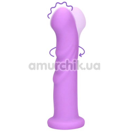 Вібратор для точки G з ротацією Loveline Ultra Soft Rotating G-Spot Vibrator, фіолетовий