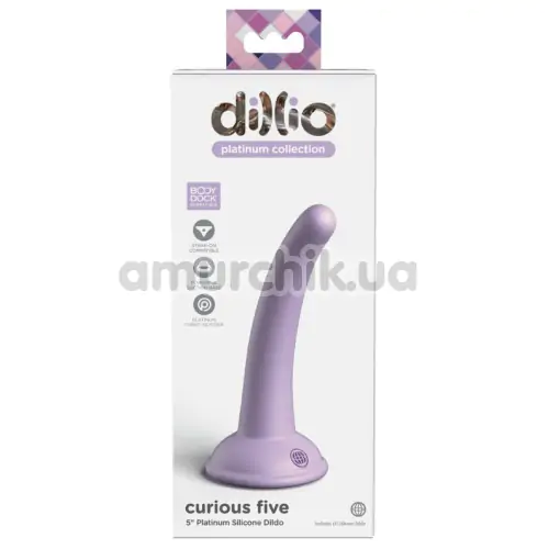 Фалоімітатор Dillio Platinum Collection Curious Five 5, фіолетовий
