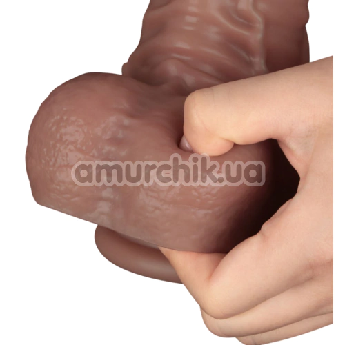 Фаллоимитатор Dual-Layered Silicone Nature Cock LV411302, светло-коричневый
