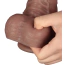 Фаллоимитатор Dual-Layered Silicone Nature Cock LV411302, светло-коричневый - Фото №10