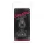 Анальная пробка с фиолетовым кристаллом Loveshop Seamless Butt Plug S, фиолетовая - Фото №3